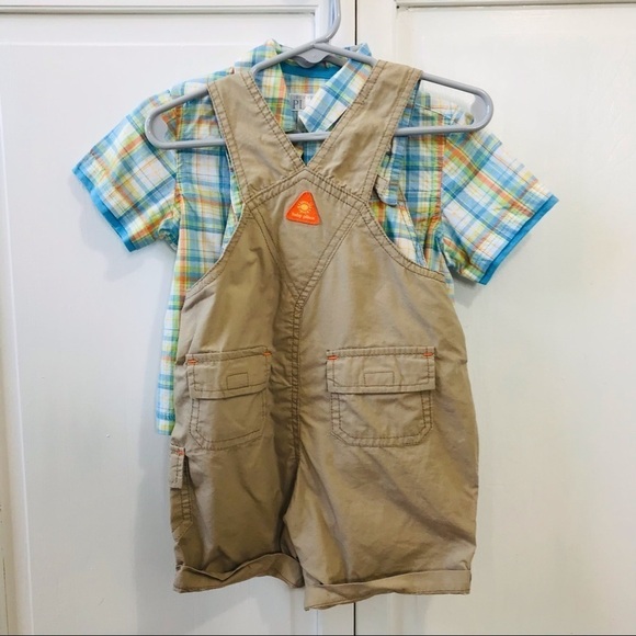 2/$25 THE CHILDREN’S PLACE Plaid Two Piece Set Size 12 Months - Picture 3 of 7